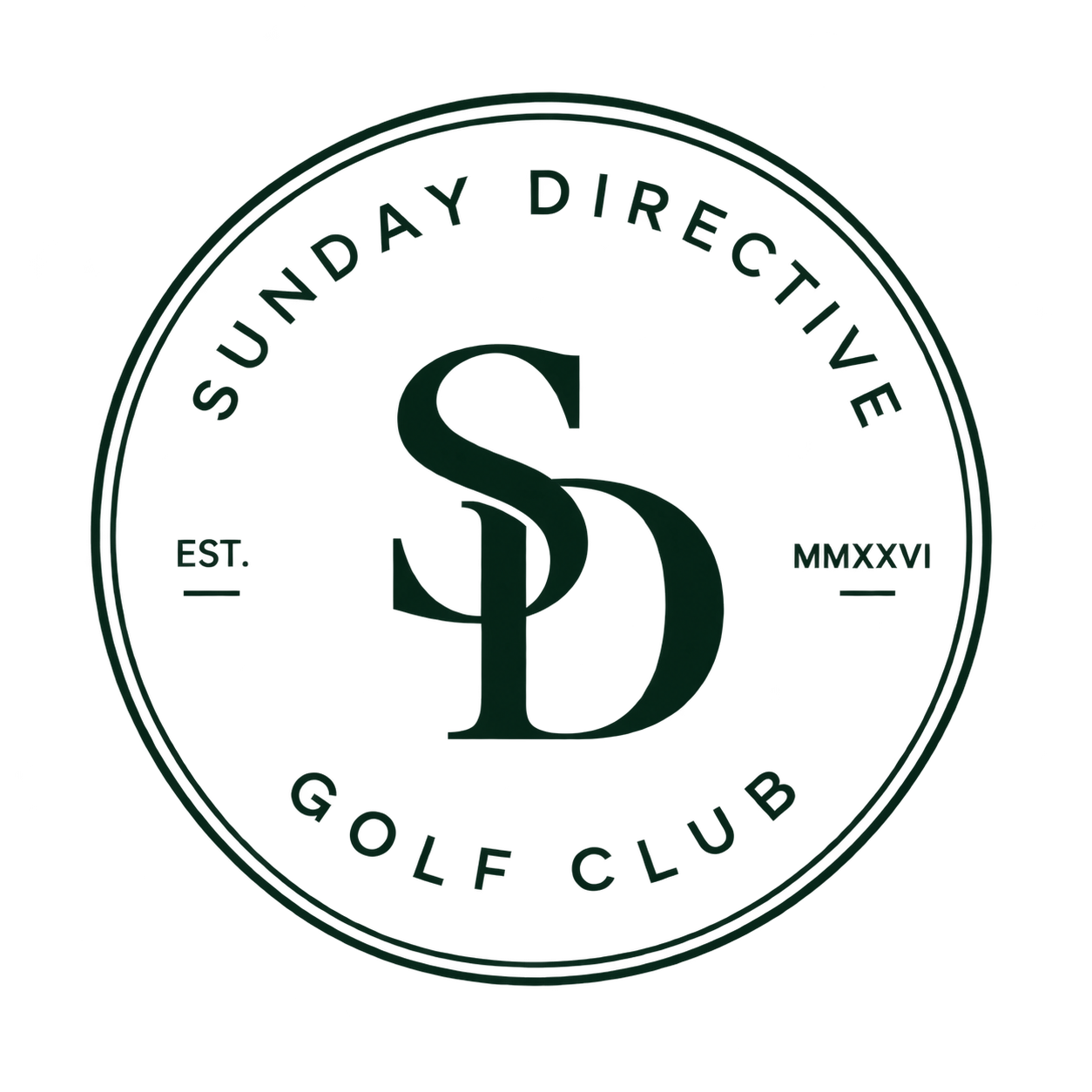 Sunday Directive Golf Club, established 2026